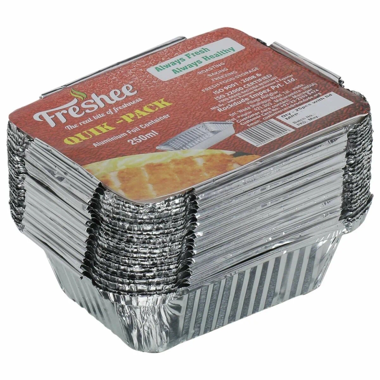 Freshee Alum Container 250 ml 10s