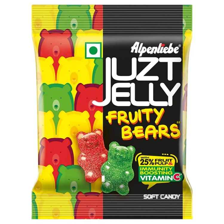Alpenliebe Juzt Jelly Fruity Bears 67.5G