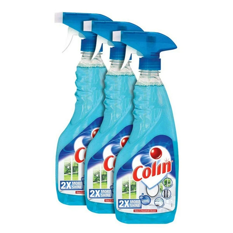 Colin Glass Cleaner Spray - 500 ml x 3s