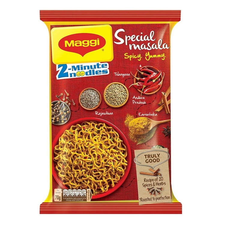 Maggi 2-Minute Special Noodles Masala Maida 70g