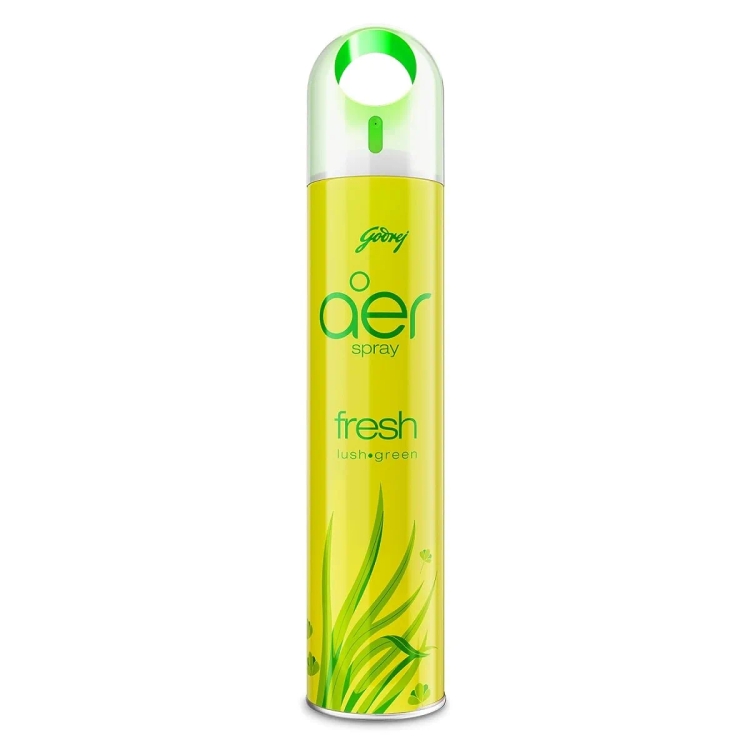 Godrej Aer Spray Air Freshener- Fresh Lush Green 220 ml