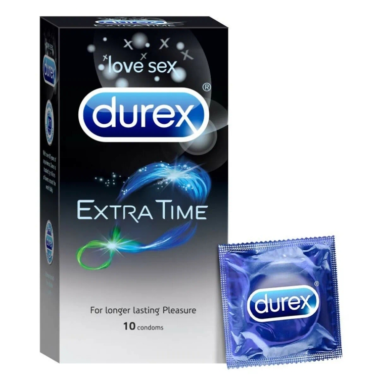 Durex Condoms Extra Time 10s