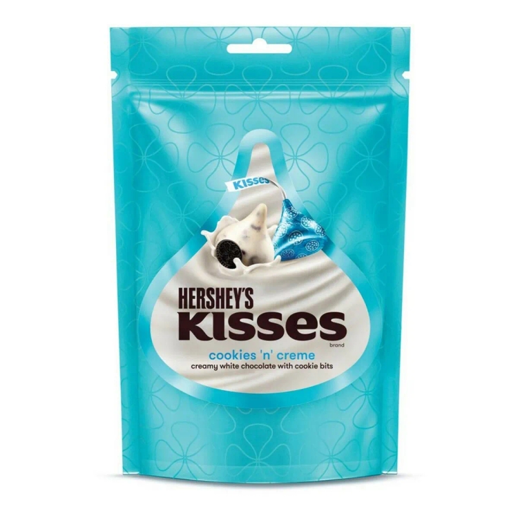 Hersheys Kisses Cookies N Creme Chocolate 100.8gm