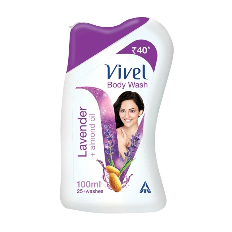 Vivel Body Wash Lavender Almond Oil 100ml