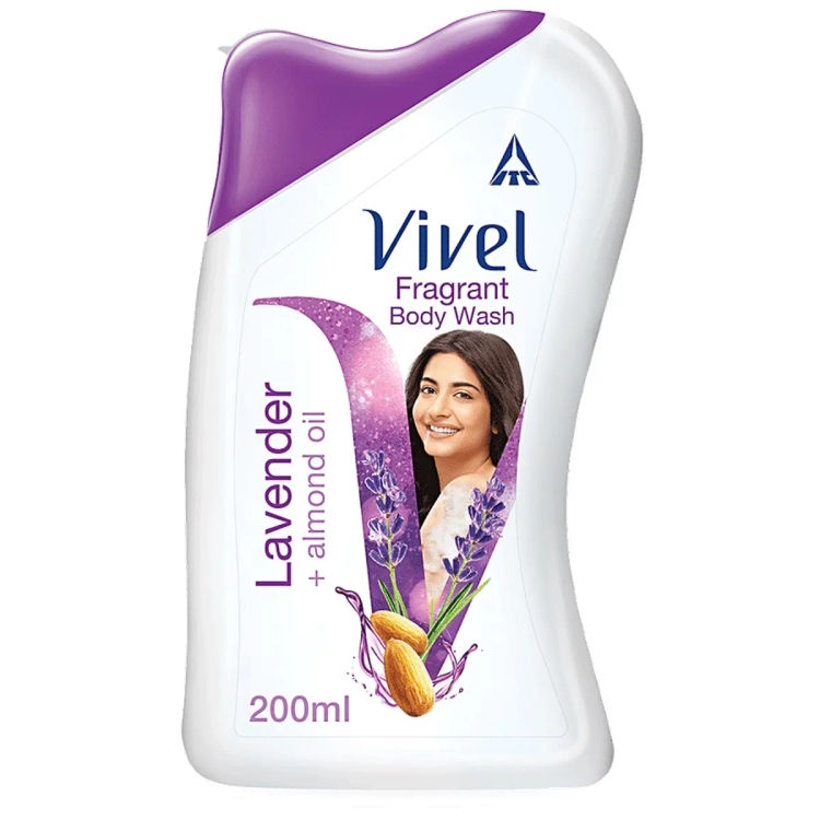 Vivel Body Wash Lavender Almond Oil 200ml