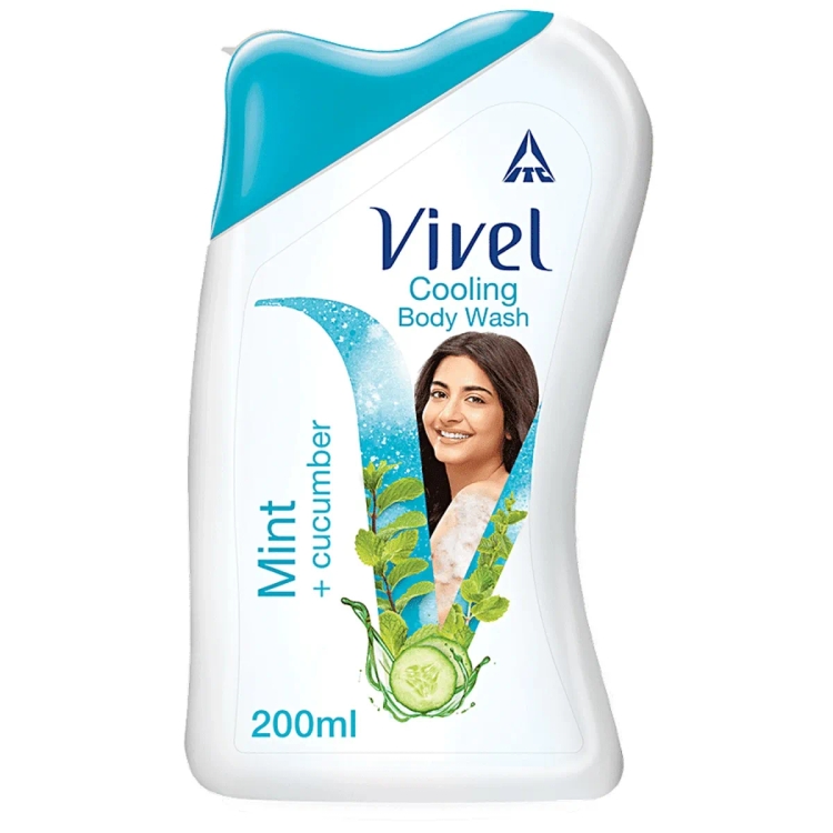 Vivel Body Wash Mint Cucumber 200ml