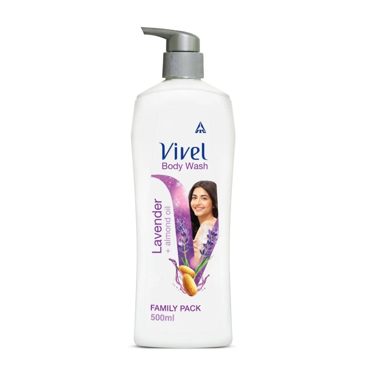 Vivel Body Wash Lavender Almond Oil 500ml