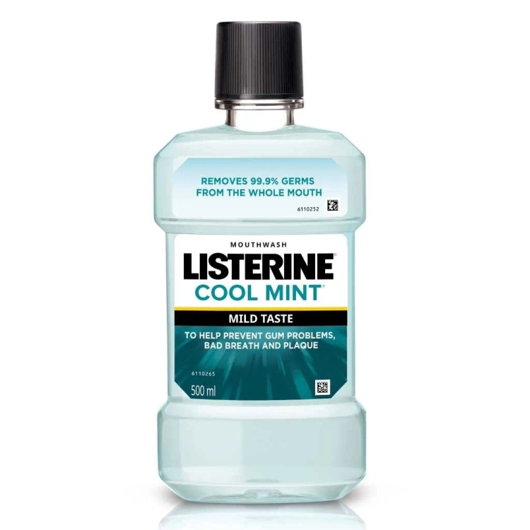 Listerine Mouth Wash Cool Mint Mild Taste 250ml