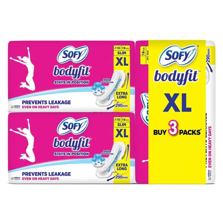 Sofy Bodyfit XL Sanitary Pad 18x3