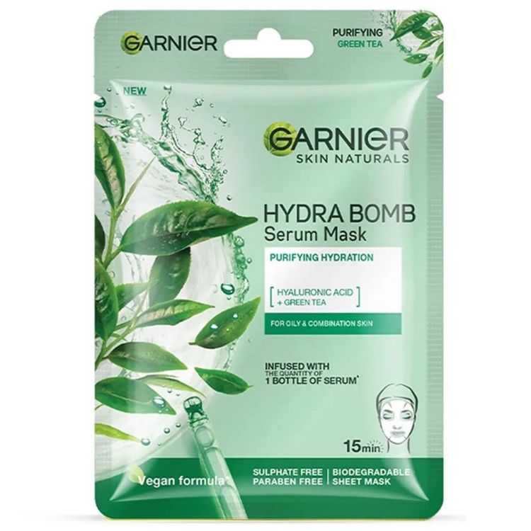 Garnier Skin Mask Greentea Green 30G