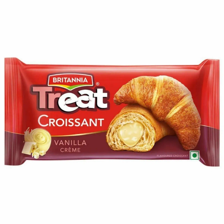 Britannia Treat Vanilla Creme Croissant 45 g