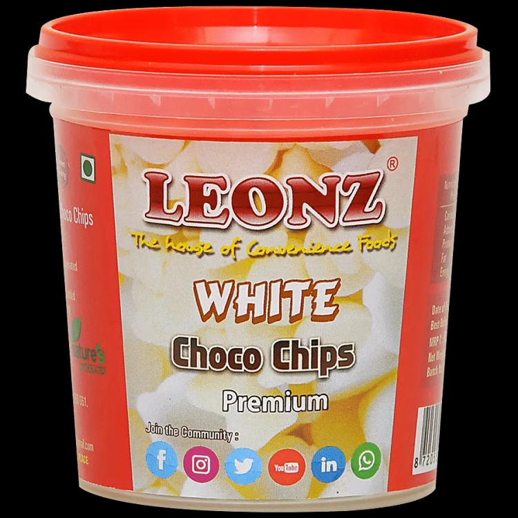 Leonz White Choco Chips 100g