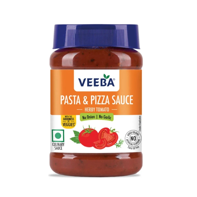 Veeba Pasta & Pizza Sauce No Onion & No Garlic 280g