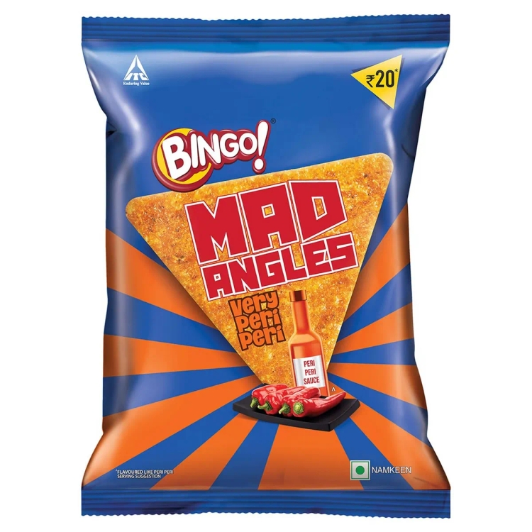 Bingo Mad Angles Very Peri Peri 60g