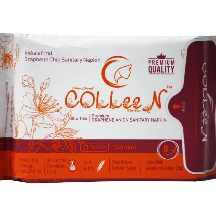 Colleen Graphene Premium Sanitary Napkins 8'S