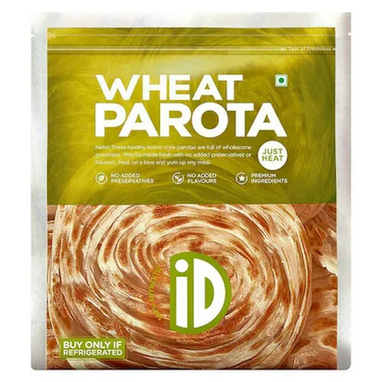 Id Organic Wheat Porotta 5pc