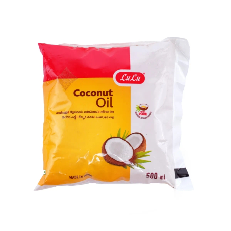 Lulu Coconut Oil 500ml Pouch