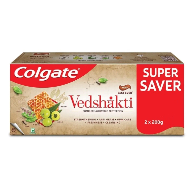 Colgate Tooth Paste Swarna Vedshakti 200g 2s