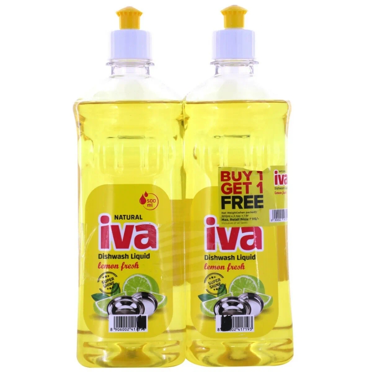 Iva Dish Wash Liquid 500Ml +Offer