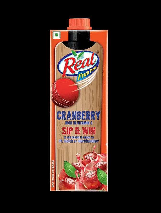 Real Fruit Power Cranberry Juice 1Litre