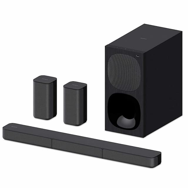 Sony HT-S20R 5.1ch Home Theatre, Subwoofer, Rear Speakers, Bluetooth Soundbar  (Black, 5.1 Channel)