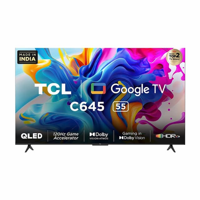 TCL Ultra HD QLED Smart GoogleTV 55C645 55 Inches