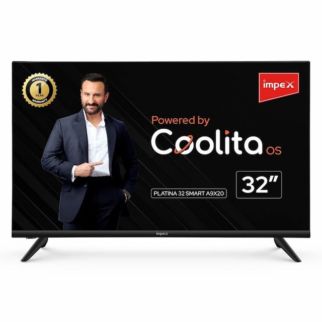 Impex Coolita OS Smart LED TV Platina 329X20 32 Inches