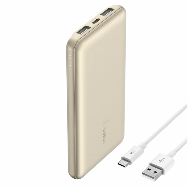 Belkin BoostCharge Power Bank 10000 mAh Gold