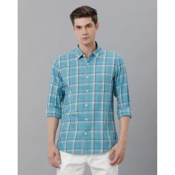 Cortigiani Mens Multicolour Checked Casual Shirt