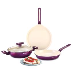 Wonderchef Bellagio 4Pcs Set-Purple