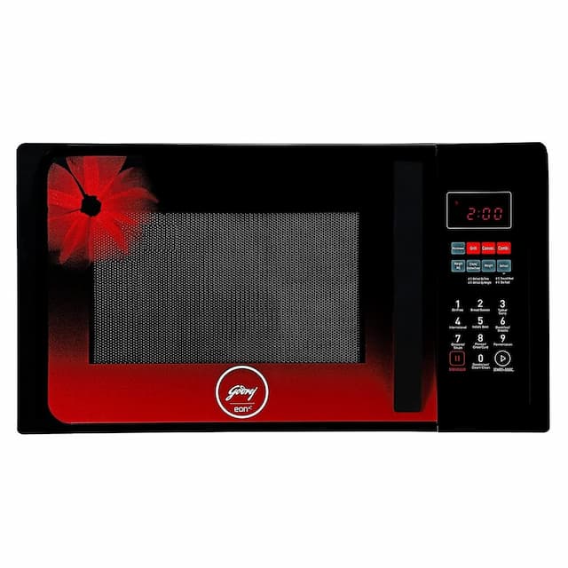 Godrej 23 L Convection Microwave Oven  (GME 723 CF3 PM Red Daisy, Black)