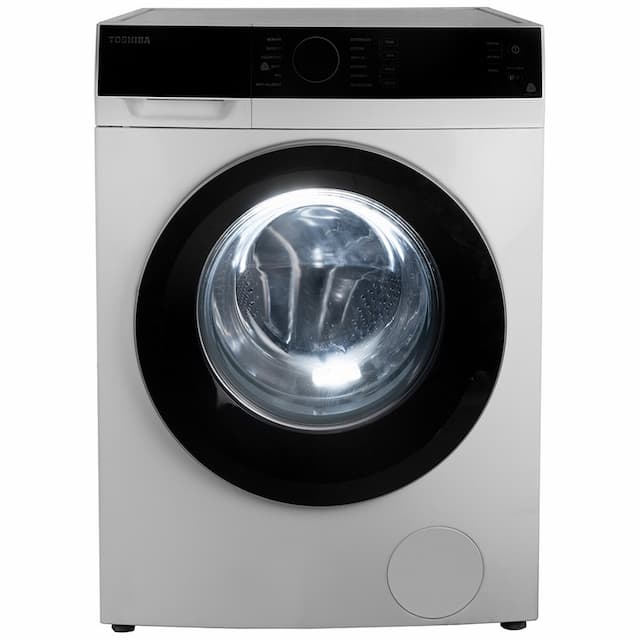  Toshiba 9 kg 5 Star Fully Automatic Front Load Washing Machine TW-BJ100M4-IND White