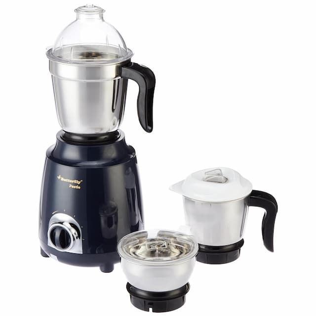 Butterfly Pestle Mixer Grinder 3 Jar Ink blue