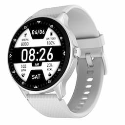 Noise Fit Curve Smart Watch, Silver Grey