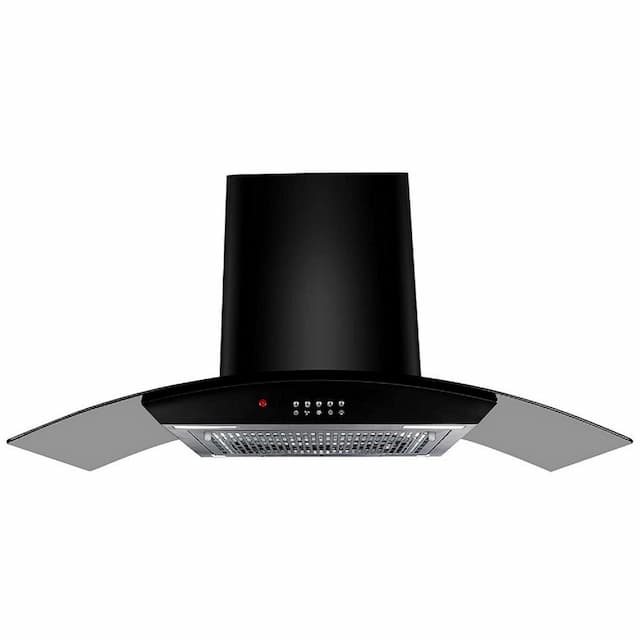 Faber Hood Ace Pro HC PB BK 90 Auto Clean Wall Mounted Chimney  (Black 1100 CMH)