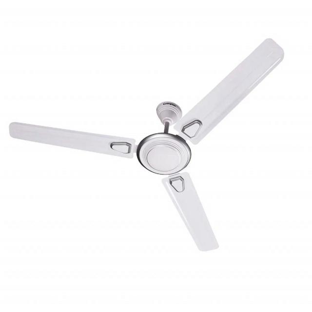 Crompton Ceiling Fan Super Briz Deco Silver White