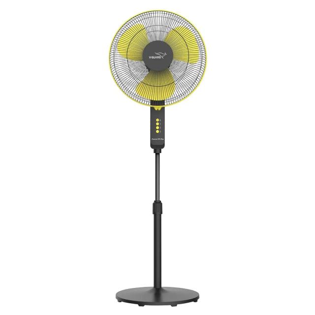 V-Guard 400mm Pedestal Fan Finesta STS Plus Yellow & Black