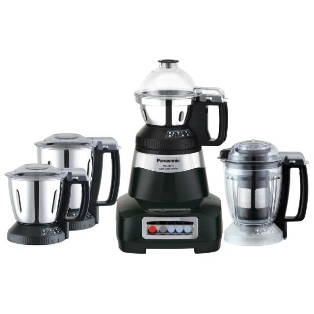 Panasonic MX-AE475 Mixer Grinder 4 Jars 750W Black