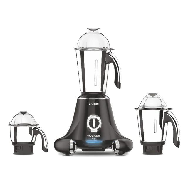 Vidiem Tusker Pro 3 Jar Mixer Grinder 1000W Black