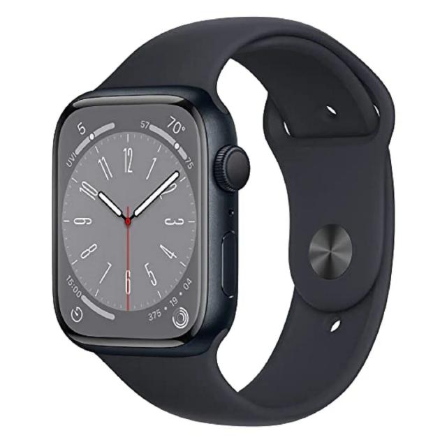 Apple Series 8  45mm Cellular Midnight Aluminium Case Sport Band