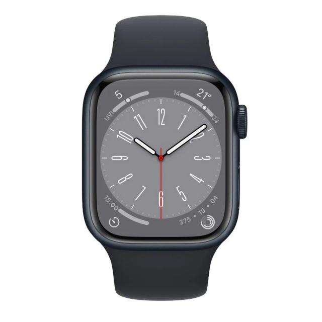 Apple Series 8 45mm Midnight Aluminium Sport Band