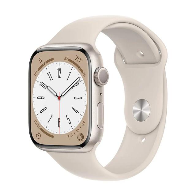 Apple Series 8 GPS 45mm Starlight Aluminium Sport Band