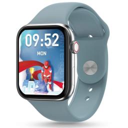 Pebble Frost 1.87" Curved HD Display Smart Watch,Misty Grey