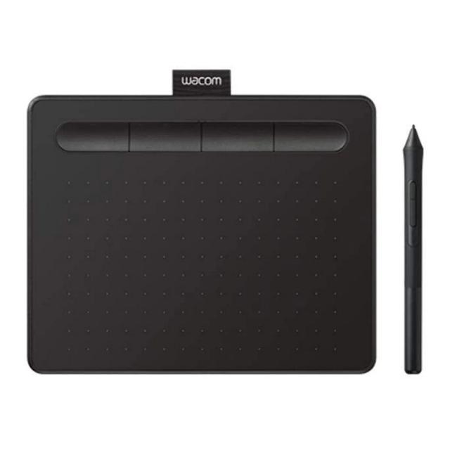 Wacom CTL-4100/K0-CX Intuos Small 3.7 x 0.35 inch Graphics Tablet (Black, Connectivity - USB)