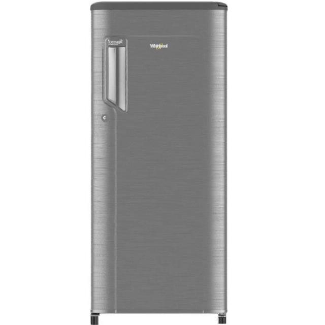 Whirlpool Direct Cool Single Door Refrigerator IMPC PRM 3S Lumina steel 184L