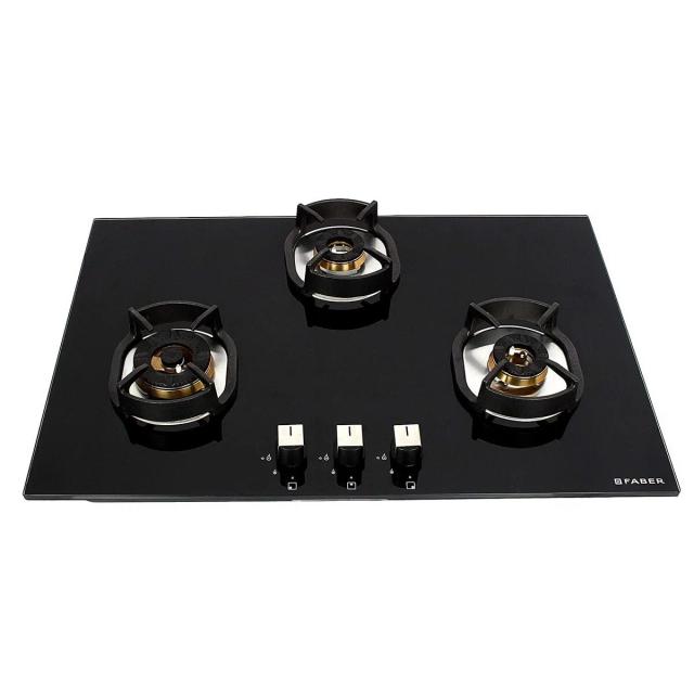 Faber Hobtop Nexus IND HT783 CRS BR CI AI Glass Automatic Hob(3 Burners)