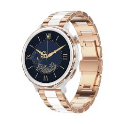 Pebble Diva 1.32" IPS Display Smart Watch,Sunshine