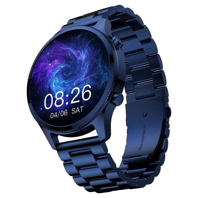 Noise Halo Plus 1.46" Super AMOLED Display Metal Smart Watch, Blue