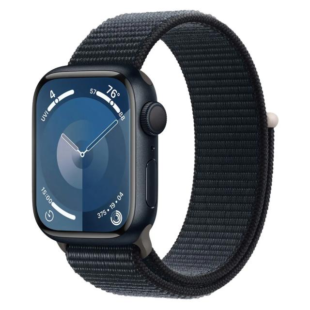Apple Series 9 41mm Cellular Midnight Aluminium Case Sport Loop