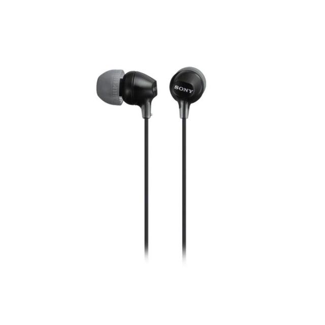 Sony MDR-EX15AP Wired Earphone with Mic (Black)